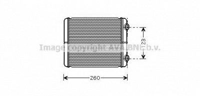AVA QUALITY COOLING rt6344 -  Теплообменник, отопление салона